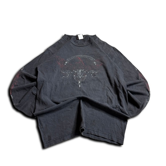 Harley-Davidson Other - Vintage Harley Davidson Graphic Longsleeve Tee 90s Biker Grunge Y2K Size Medium